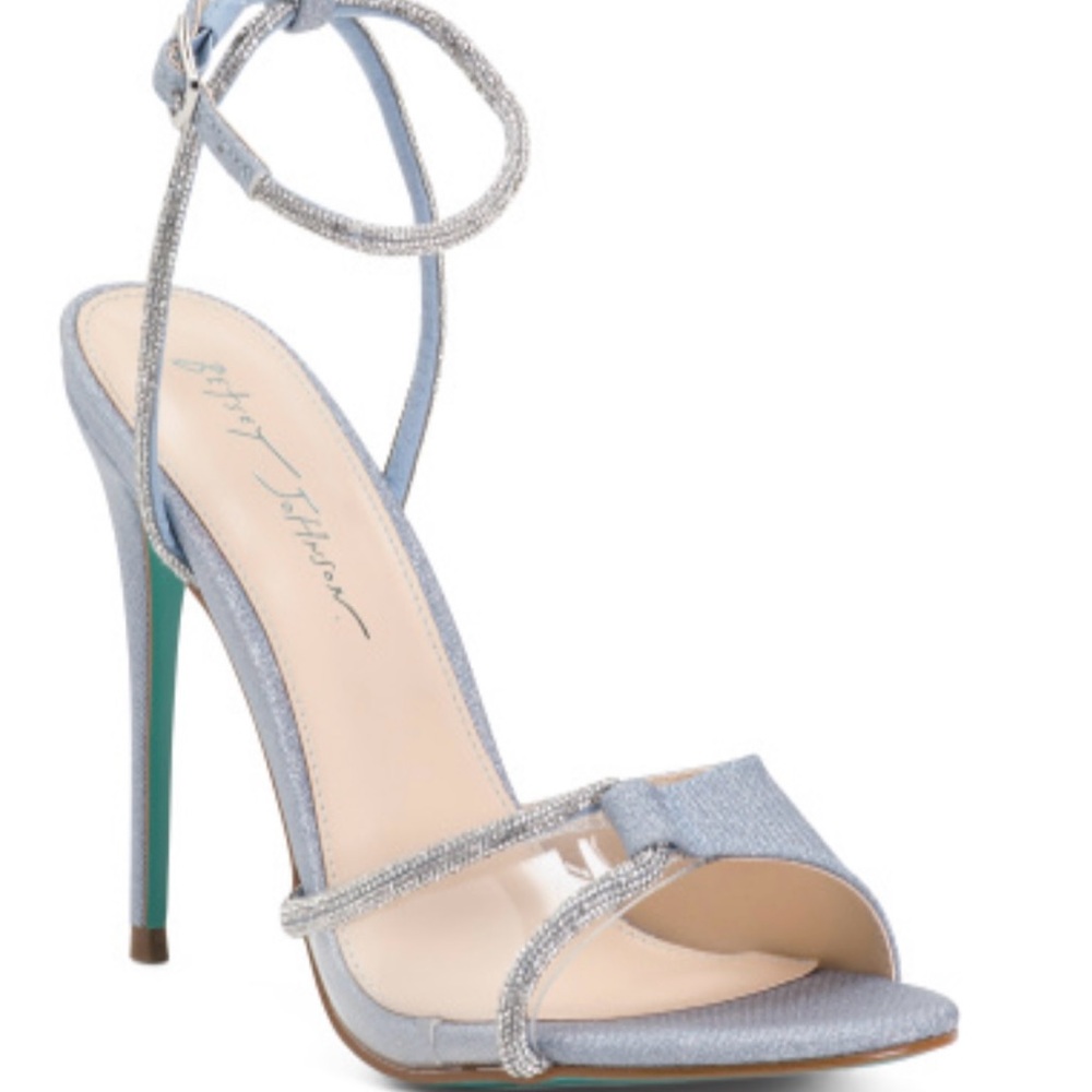 Betsy Johnson Blue Heels size 8